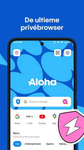 Aloha Browser - Private VPN screenshot 1