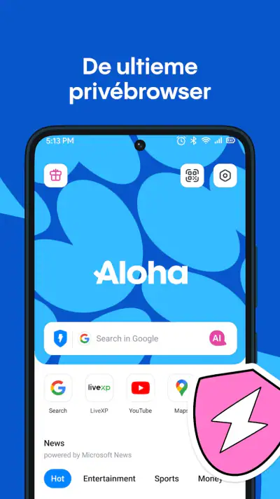 Aloha Browser - Private VPN screenshot 1