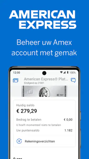 Amex Nederland screenshot 1
