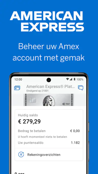 Amex Nederland screenshot 1