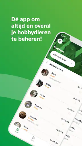 Anymal - Dieren administratie screenshot 1