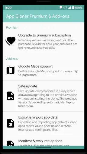 App Cloner Premium & Add-ons screenshot 1