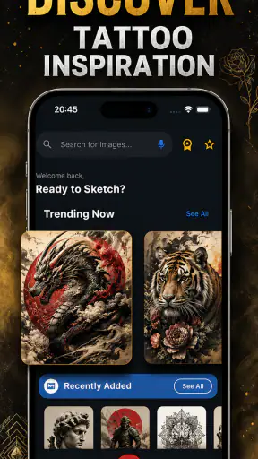AR Draw&amp;Trace Tattoo screenshot 1
