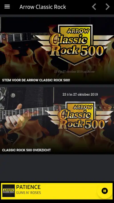 Arrow Classic Rock screenshot 1