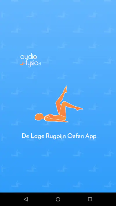 AudioFysio Lage Rugpijn App screenshot 1