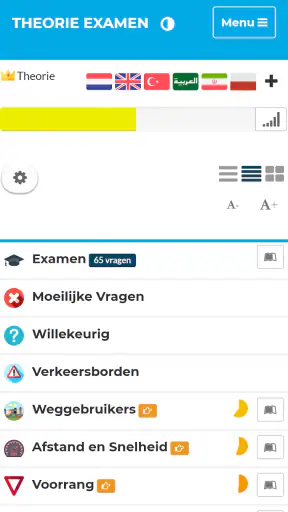 Auto Theorie Examens CBR 2026 screenshot 1