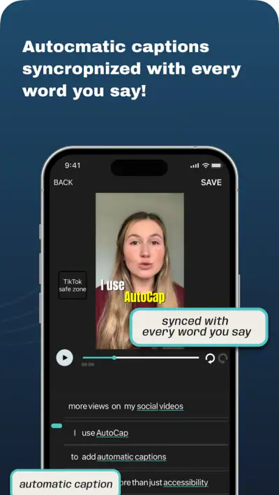 AutoCap Captions Teleprompter screenshot 1