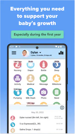 Baby Connect (je babyjournaal) screenshot 1