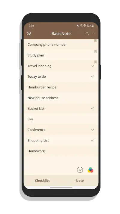 BasicNote: Simpele Notities screenshot 1