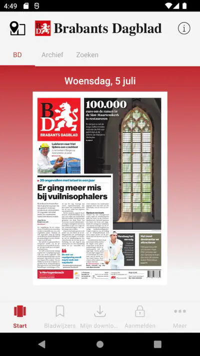 BD - Digitale krant screenshot 1