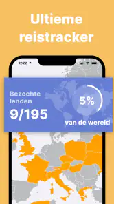 been: gemarkeerde landen screenshot