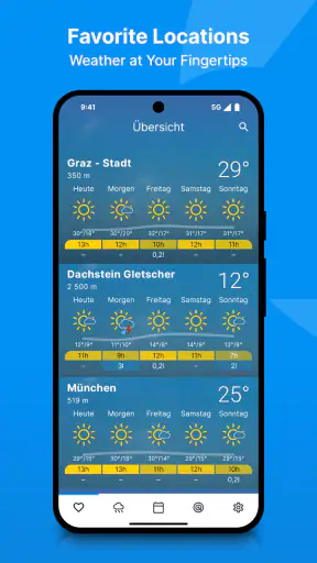 bergfex: Weer & Regenradar screenshot 1
