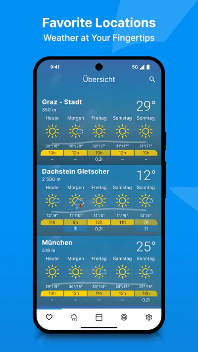 bergfex: Weer & Regenradar screenshot 1