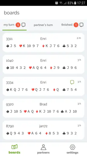 bid72 - beter bieden in bridge screenshot 1