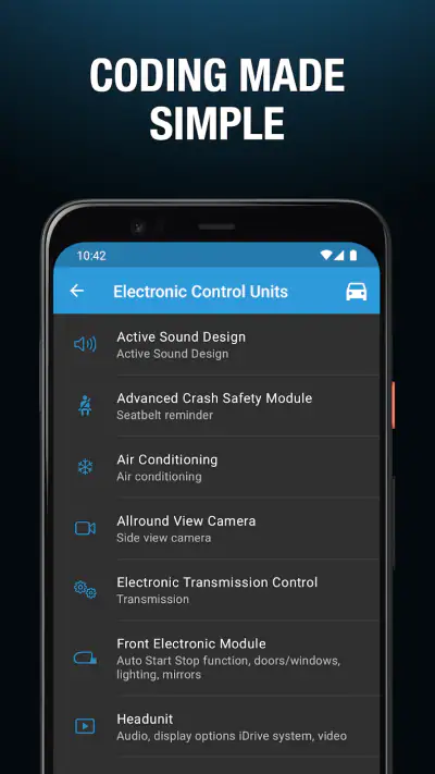 BimmerCode for BMW and MINI screenshot 1