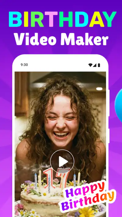 Birthday Video Maker screenshot 1