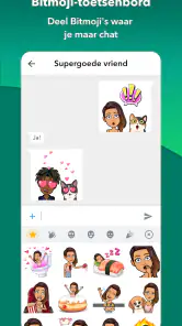 Bitmoji screenshot