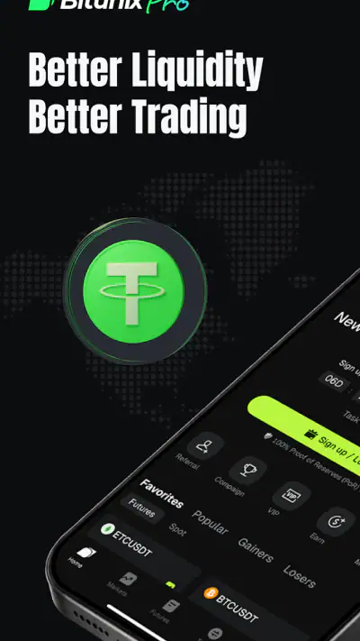 Bitunix Pro: Buy BTC & Crypto screenshot 1