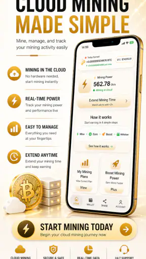 BitVexor-BitCoin Cloud Mining screenshot 1