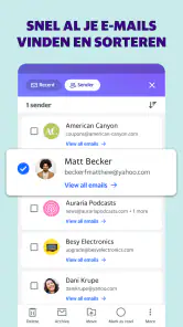 Blijf op orde met Yahoo Mail screenshot