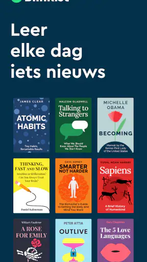 Blinkist: boek samenvattingen screenshot 1