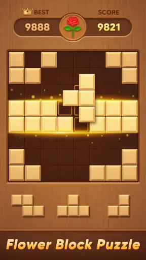 Block Flower: Wood Puzzle screenshot 1