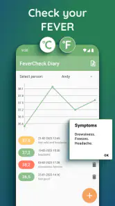 Body Temperature・Fever Tracker screenshot