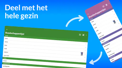 Boodschappenlijst OurGroceries screenshot