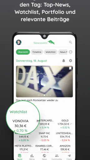Börse & Aktien - BörsennewsApp screenshot 1
