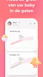 Borstvoeding app Baby-tracker screenshot