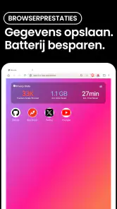 Brave privé-webbrowser screenshot