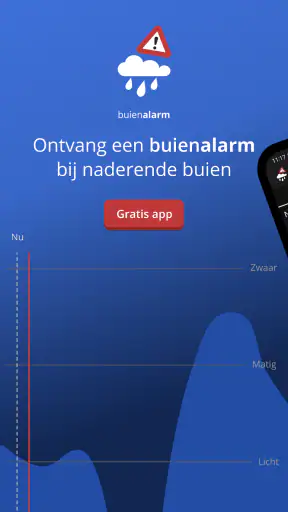 Buienalarm: Weer & Regenradar screenshot 1
