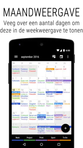 Business Kalender 2 Pro screenshot 1
