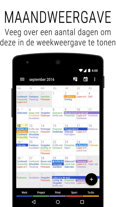 Business Kalender 2 Pro screenshot 1