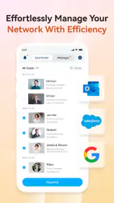 CamCard-AI Scanner, Transcribe screenshot
