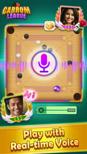 Carrom League: Friends Online screenshot 1
