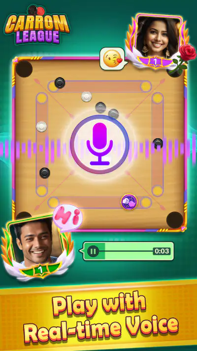 Carrom League: Friends Online screenshot 1