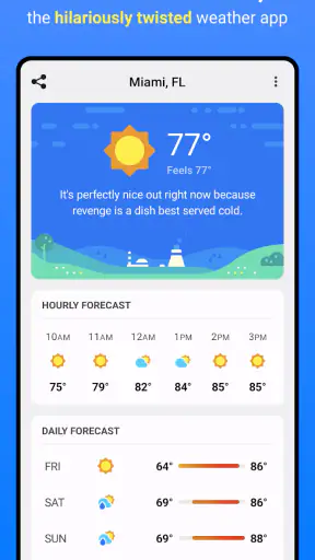 CARROT Weather screenshot 1
