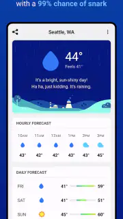 CARROT Weather screenshot 2