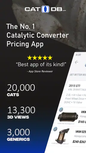 Cat DB - Catalytic Converters screenshot 1