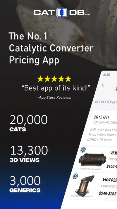 Cat DB - Catalytic Converters screenshot 1