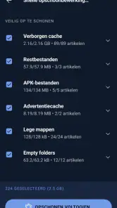 CCleaner: telefoon opschonen screenshot