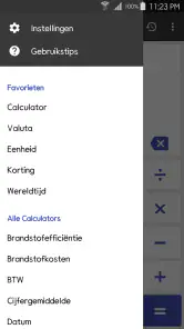 ClevCalc - Rekenmachine screenshot