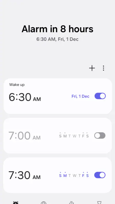 Clock screenshot 1