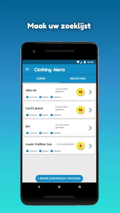 Clothing Alerts screenshot 1