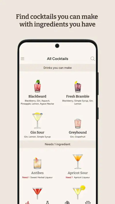 Cocktail Party: Drink Recipes screenshot 1