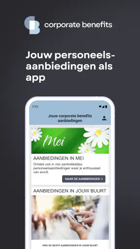 corporate benefits Benelux screenshot 1