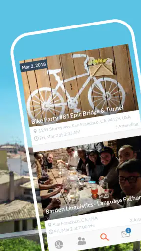 Couchsurfing Travel App screenshot 1