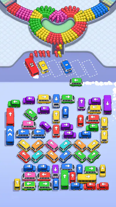 Crowd Escape: Bus Puzzle screenshot 1