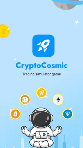 CryptoCosmic Trading Simulator screenshot 1
